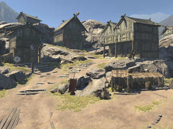 Scene without Lens Distortion effect