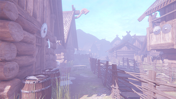 Scene rendered with Deferred Fog enabled