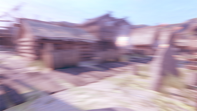 Scene using the Motion Blur effect